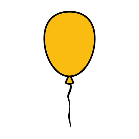party balloon celebration icon vector illustration designのイラスト素材