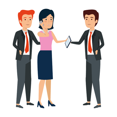elegant business people avatars characters vector illustration designのイラスト素材