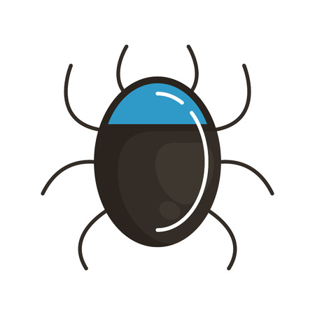 bug animal isolated icon vector illustration designのイラスト素材