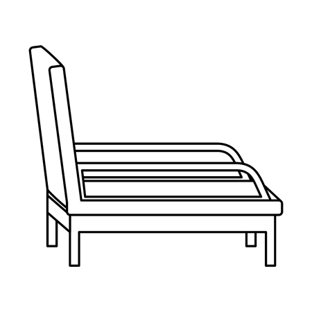 psychiatrist chair isolated icon vector illustration designのイラスト素材