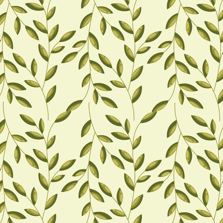 green types leaves decoration background vector illustrationのイラスト素材