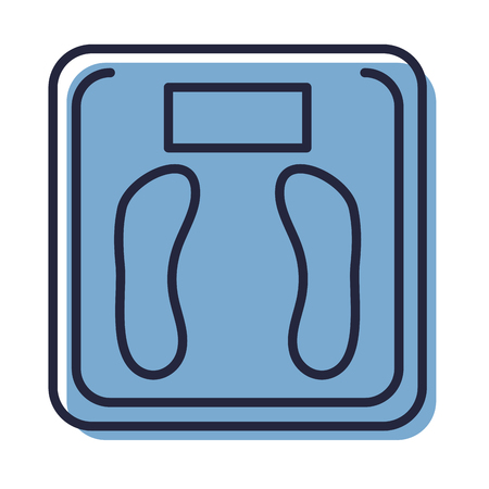 balance bathroom isolated icon vector illustration designのイラスト素材