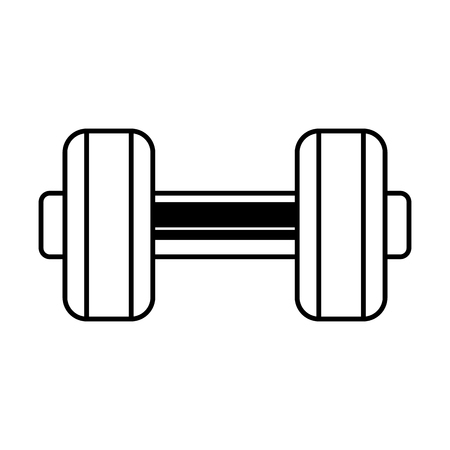 weight lifting dumbbell sport fitness vector illustration designのイラスト素材