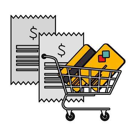 credit card isolated icon vector illustration designのイラスト素材