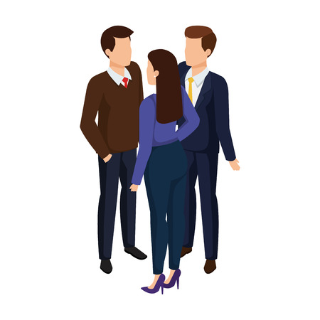 group of business people avatars characters vector illustration designのイラスト素材