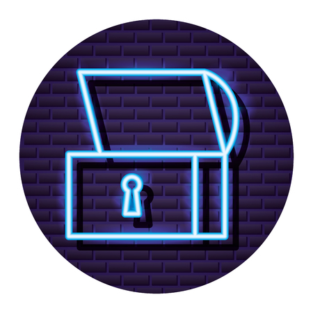 chest treasure on white background vector illustrationのイラスト素材