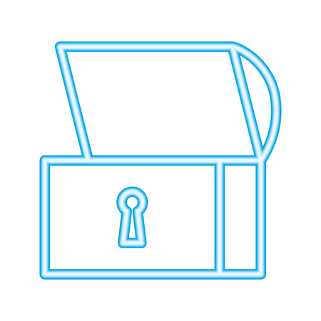 chest treasure on white background vector illustrationのイラスト素材