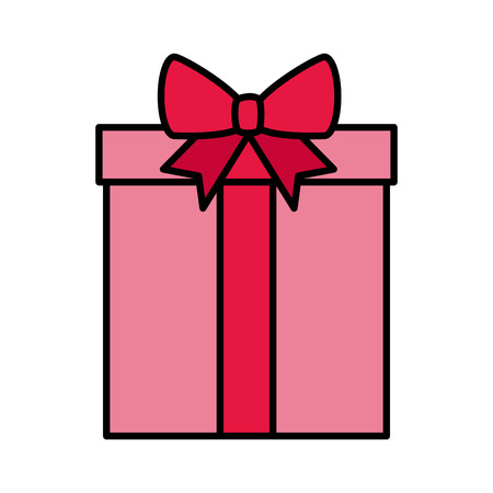 gift box present icon vector illustration designのイラスト素材