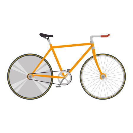 bicycle vehicle isolated icon vector illustration designのイラスト素材
