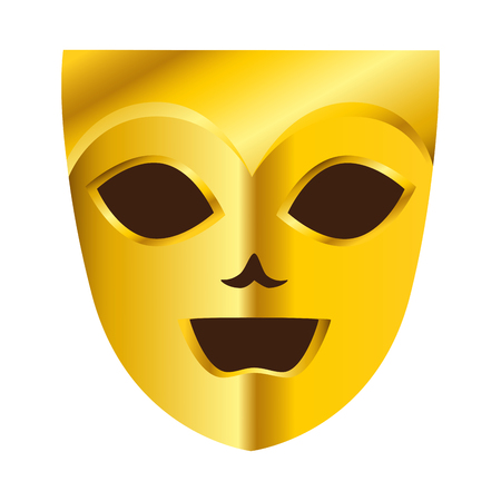 theater and carnival mask vector illustration designのイラスト素材