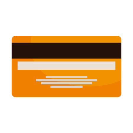 credit card isolated icon vector illustration designのイラスト素材