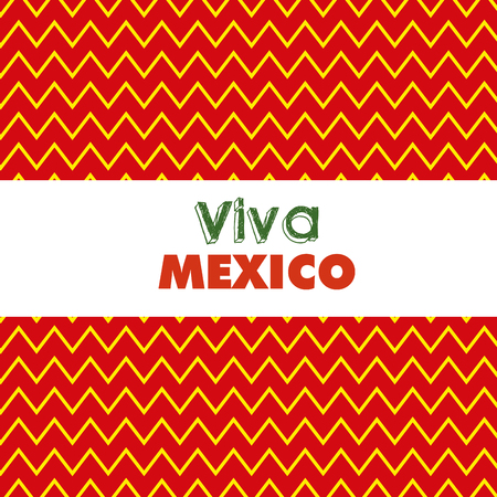 lines decoration background to mexico event vector illustrationのイラスト素材