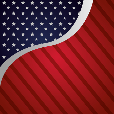 background american flag happy presidents day vector illustrationのイラスト素材