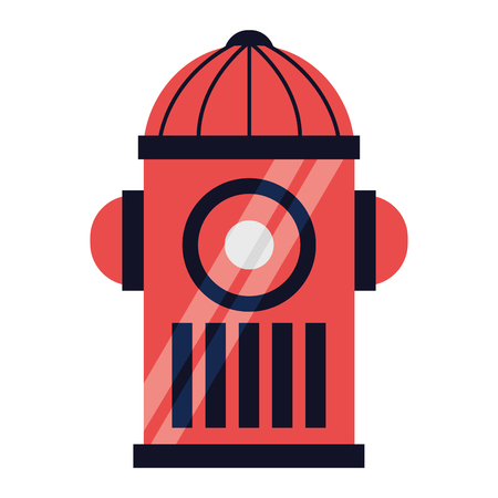 fire water hydrant on white background vector illustrationのイラスト素材