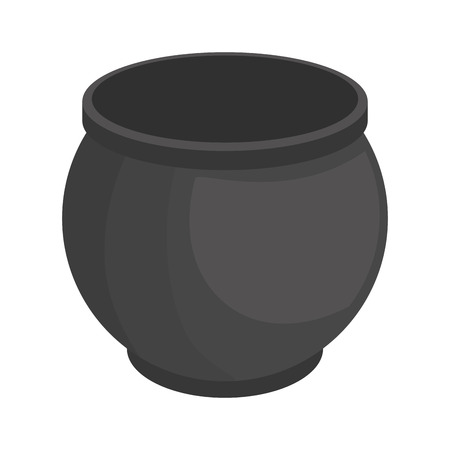 st patricks day card with cauldron empty vector illustration designのイラスト素材