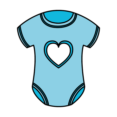 cute baby clothes icon vector illustration designのイラスト素材
