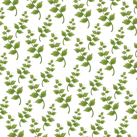background branches nature decoration pattern vector illustrationのイラスト素材