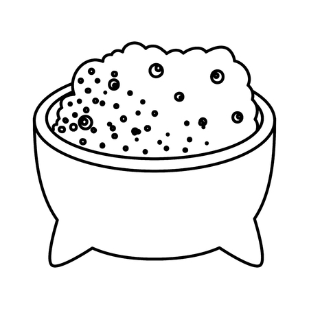 delicious guacamole sauce icon vector illustration designのイラスト素材