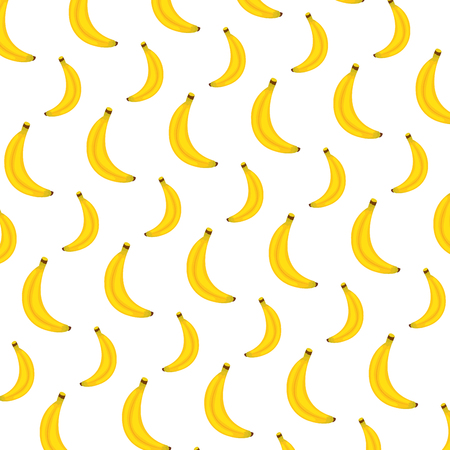 bananas fresh fruit pattern vector illustration designのイラスト素材