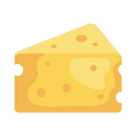 delicious cheese piece icon vector illustration designのイラスト素材
