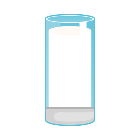 delicious milk glass cup vector illustration designのイラスト素材