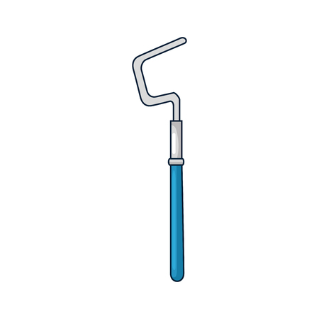 dentist hook tool icon vector illustration designのイラスト素材