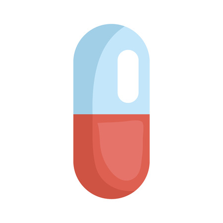 medical capsule isolated icon vector illustration designのイラスト素材