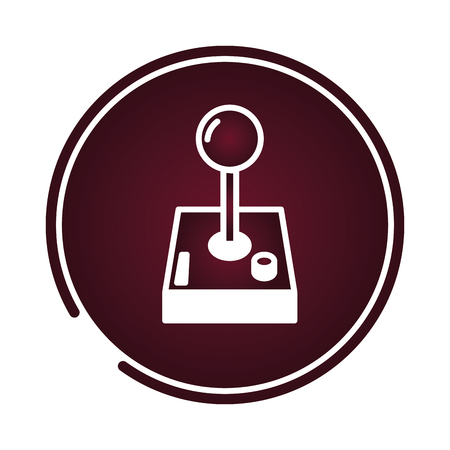 joystick video game on white background vector illustrationのイラスト素材