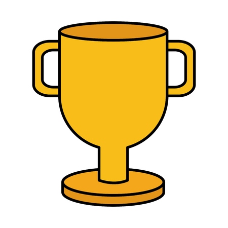 trophy award sign on white background vector illustrationのイラスト素材