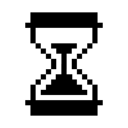 hourglass counter computer icon vector illustration design