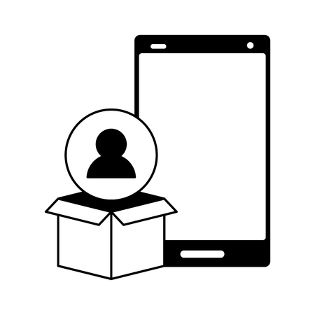 cellphone storage mobile app development vector illustrationのイラスト素材