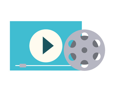 film set objects icon vector illustration designのイラスト素材