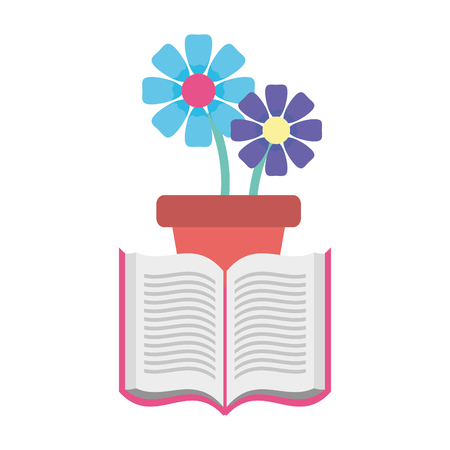 open book isolated icon vector illustration designのイラスト素材