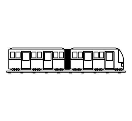 tram transport isolated icon vector illustration designのイラスト素材