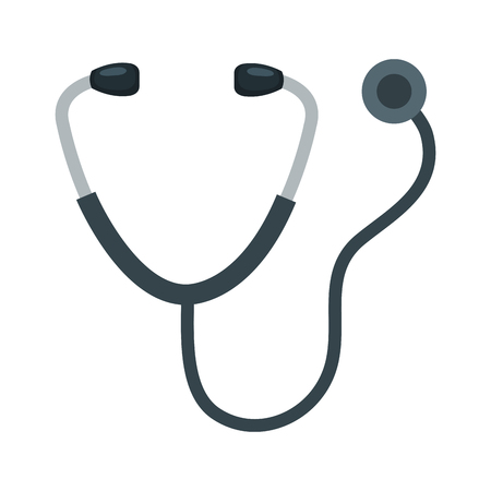 stethoscope cardio device icon vector illustration designのイラスト素材