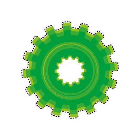 gears machine isolated icon vector illustration designのイラスト素材