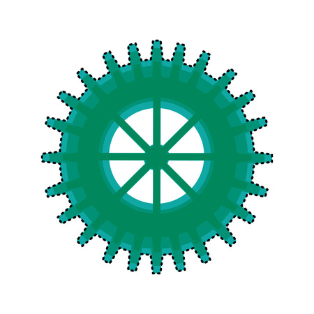 gears machine isolated icon vector illustration designのイラスト素材