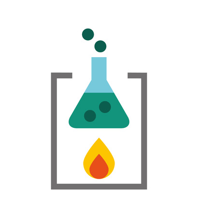 tube test isolated icon vector illustration designのイラスト素材