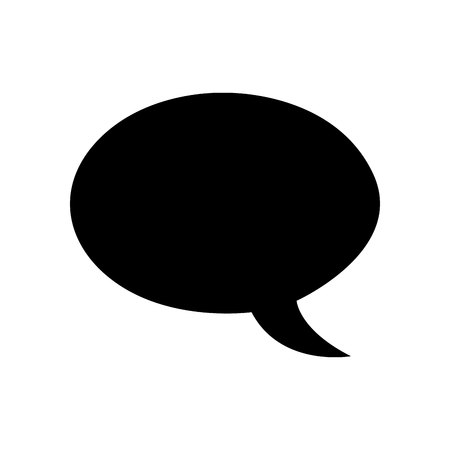 speech bubble message isolated icon vector illustration designのイラスト素材