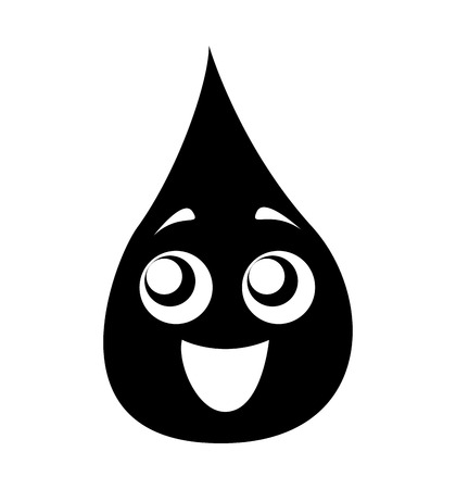 blood drop isolated icon vector illustration designのイラスト素材