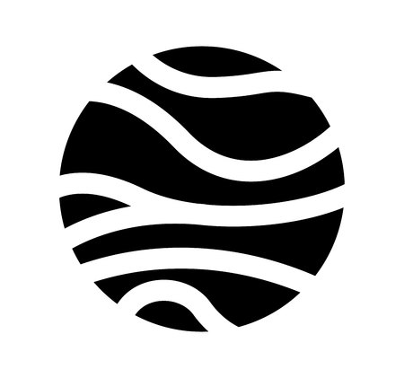 venus planet isolated icon vector illustration designのイラスト素材
