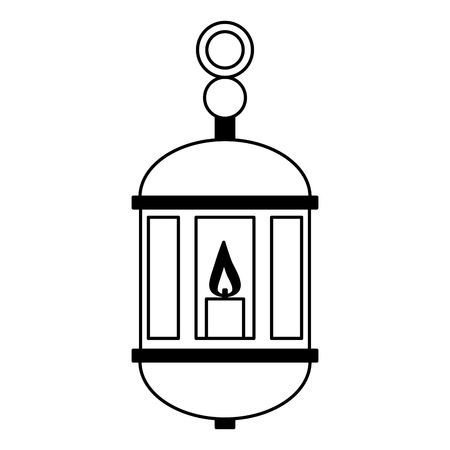 ramadan kareem lantern ornament vector illustration designのイラスト素材