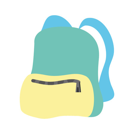 travel backpack isolated icon vector illustration designのイラスト素材