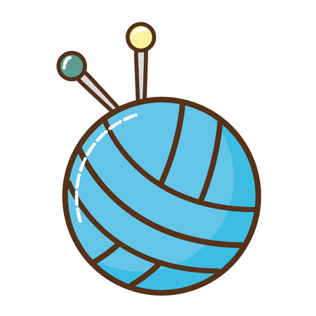 materials for sewing isolated icon vector illustration designのイラスト素材