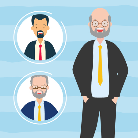 diversity man men people vector illustration designのイラスト素材