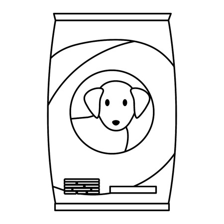 dog food bag icon vector illustration designのイラスト素材