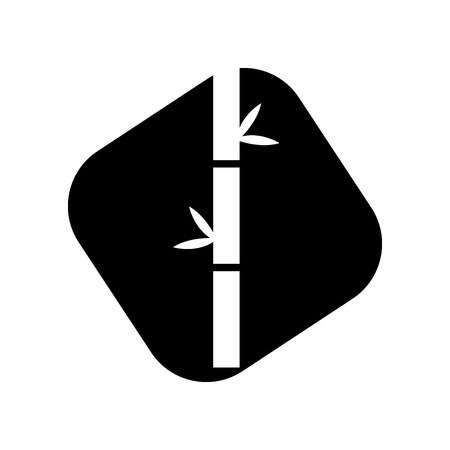 bamboo plant isolated icon vector illustration designのイラスト素材