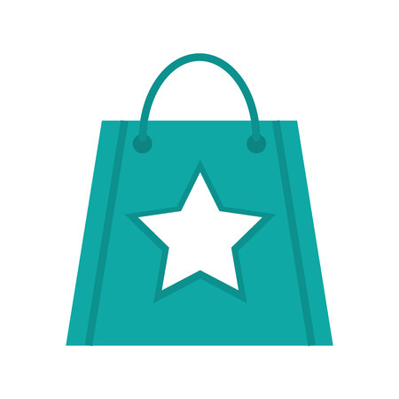 shopping bag isolated icon vector illustration designのイラスト素材