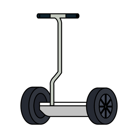 folding e-scooter isolated icon vector illustration designのイラスト素材