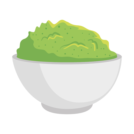 delicious guacamole sauce icon vector illustration designのイラスト素材